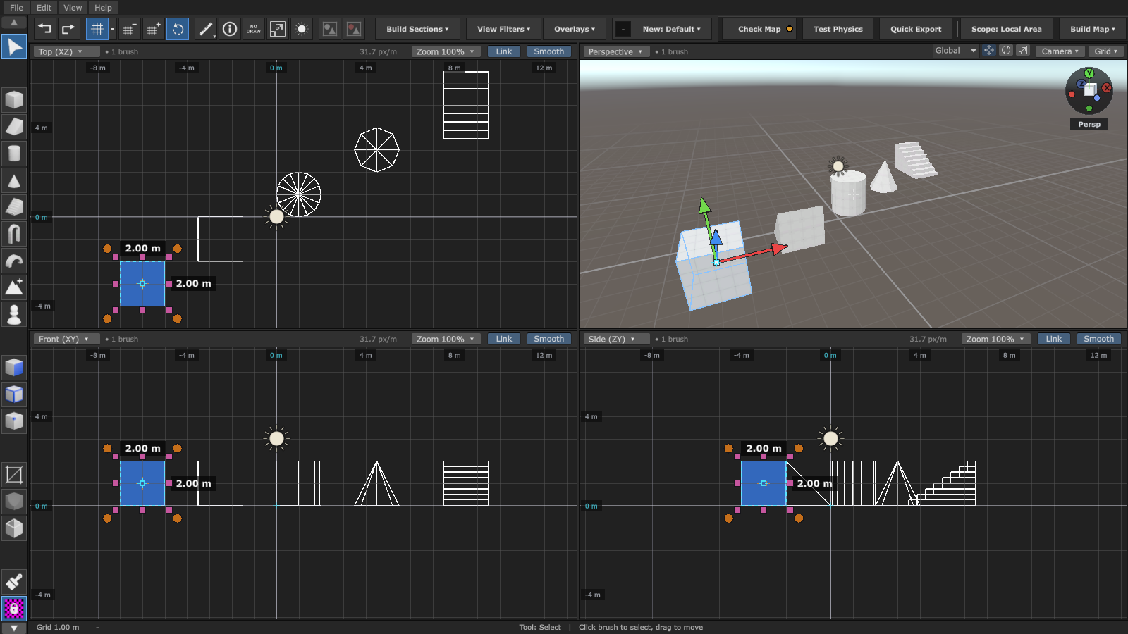 Anvil CSG, a level editor I built for Unity